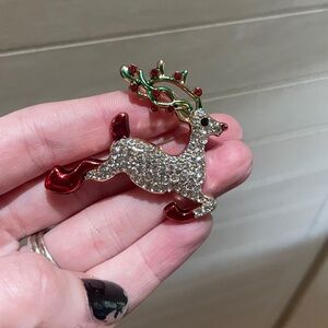 Reindeer Brooch
